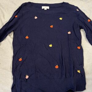 Loft Apple teacher sweater